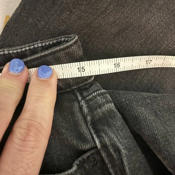 Banana‎ Republic Womens Sz 28 Light Black Skinny Jeans Slight distressing in pic - Picture 9 of 10